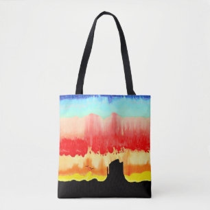 Mount Sunset Tote Bag