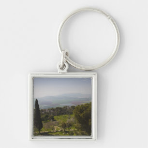 Mount Tabor, site of biblical transfiguration Keychain