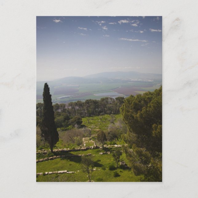 Mount Tabor, site of biblical transfiguration Postcard (Front)