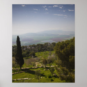 Mount Tabor, site of biblical transfiguration Poster