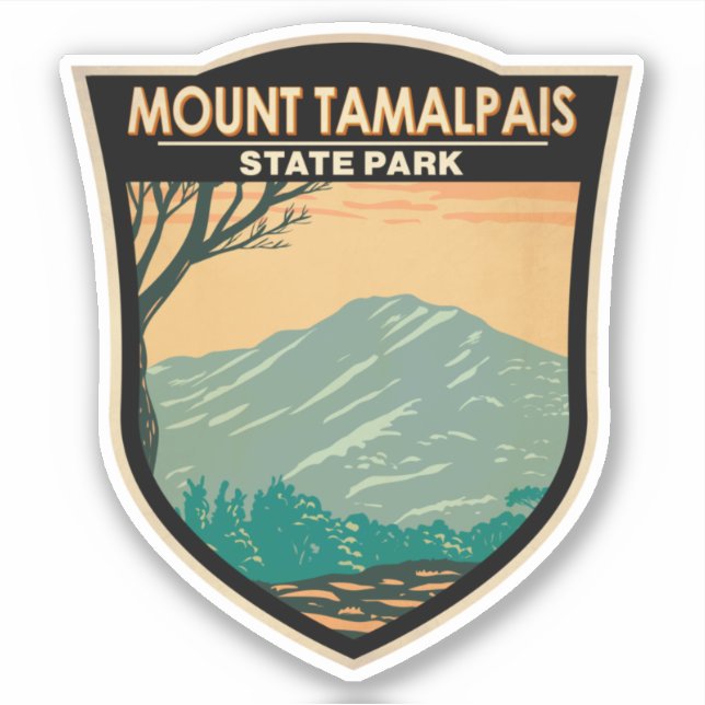 Mount Tamalpais State Park California Vintage  (Front)