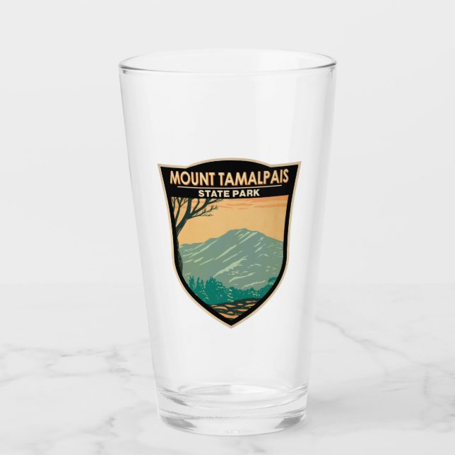 Mount Tamalpais State Park California Vintage  Glass (Front)