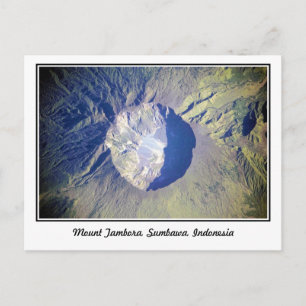 Mount Tambora Sumbawa Indonesia Postcard