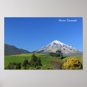 Mount Taranaki ,New Zealand Poster