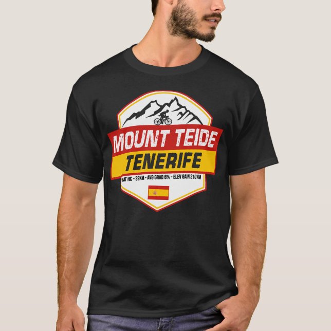 Mount Teide Cycling Spain T-Shirt (Front)