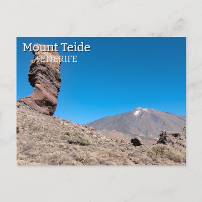 Mount Teide Tenerife Landscape Postcard (Front)