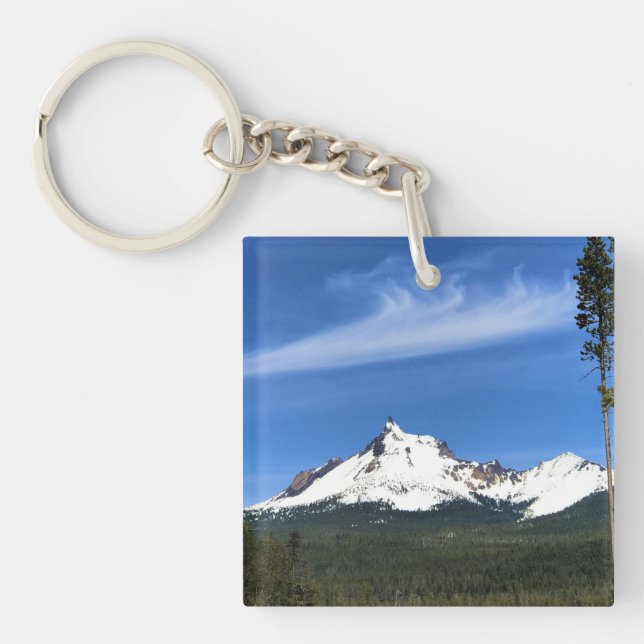 Mount Thielsen, Oregon Keychain (Front)