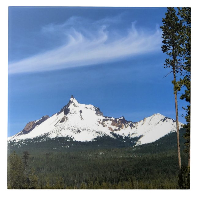 Mount Thielsen, Oregon Tile (Front)