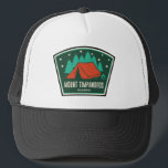 Mount Timpanogos Wilderness Utah Camping Trucker Hat<br><div class="desc">Mount Timpanogos Wilderness offers rugged backcountry hiking, trail running, backpacking, wildlife viewing, and hunting on high‑alpine trails leading to waterfalls, meadows, and the summit of Mount Timpanogos</div>