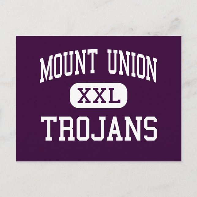 Mount Union - Trojans - High - Mount Union Postcard (Front)