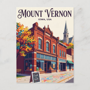 Mount Vernon USA Postcard