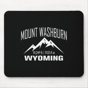 Mount Washburn Wyoming Climbing Summit Club Outdoo Mouse Pad
