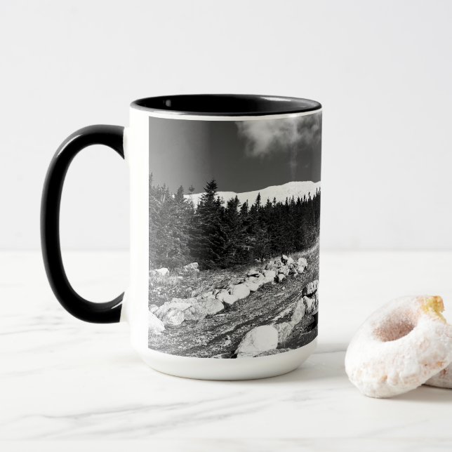 Mount Washington Cog Railway from Waumbek Station Mug (With Donut)