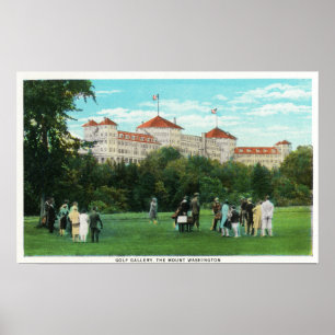 Mount Washington Hotel View of Golf Gallery Poster