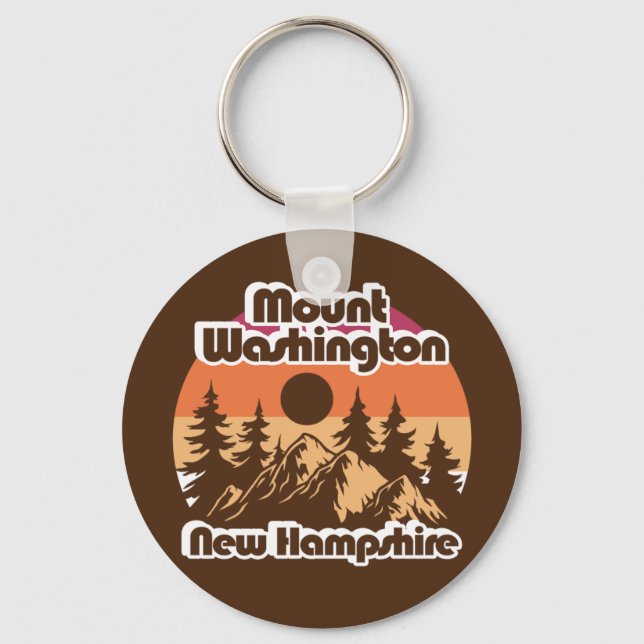 Mount Washington New Hampshire Keychain (Front)