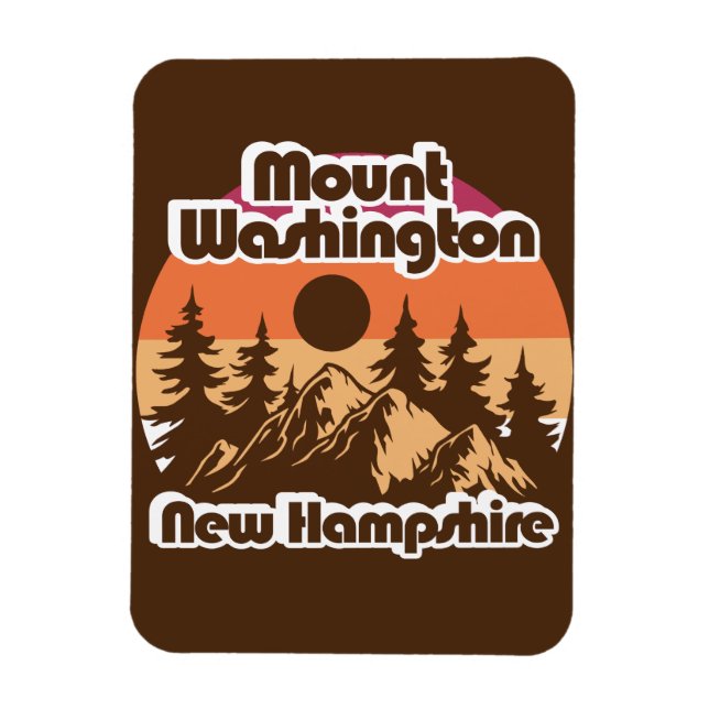 Mount Washington New Hampshire Magnet (Vertical)