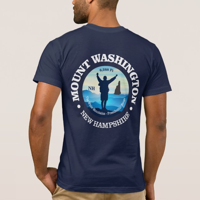 Mount Washington (V) T-Shirt (Back)