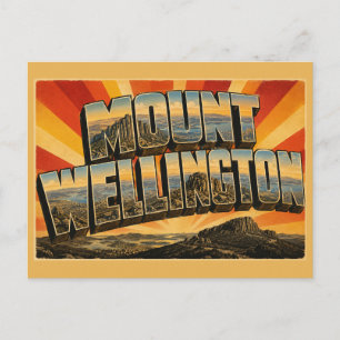Mount Wellington Tasmania Australia Alpine Peak  Postcard