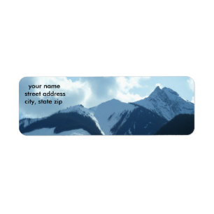 Mountain Address Label