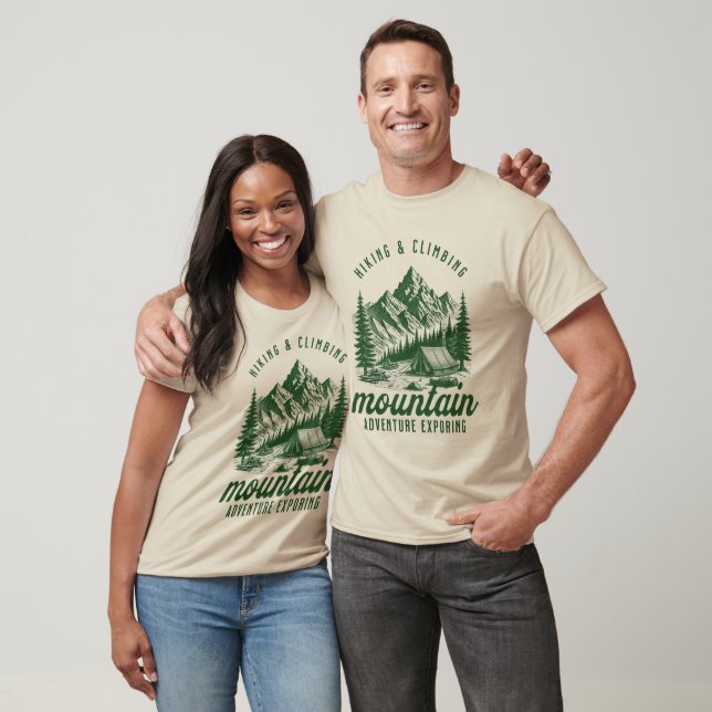 Mountain Adventure: Hiking & Climbing T-Shirt (Unisex)