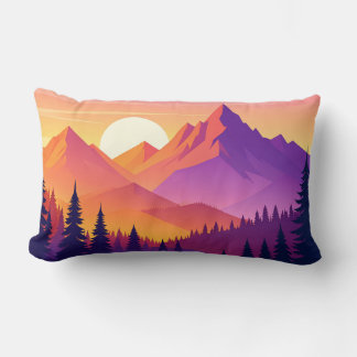 Mountain Adventure Pillow - Hiking Outdoor Nature 
