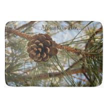 Mountain Air Pine Cone Bath Mat - Large