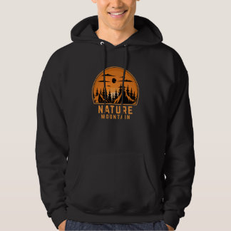 Mountain and Forest Scene  102 Hoodie