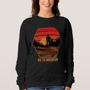 Mountain and Forest Scene 131 Sweatshirt