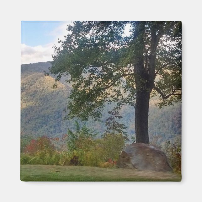 Mountain and Tree Magnet (Front)