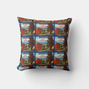 Mountain Apples Throw Pillow