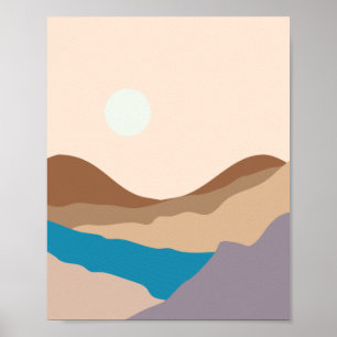 mountain  art  poster