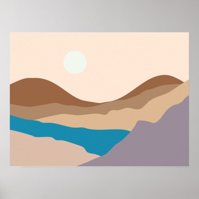 mountain  art poster (Front)