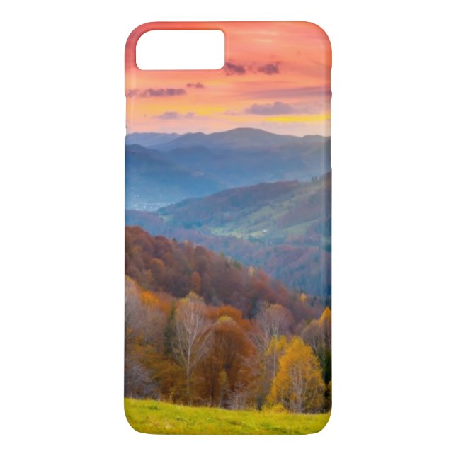 Mountain autumn landscape with forest Case-Mate iPhone case (Back)