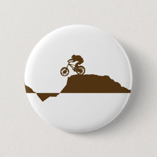Mountain Bike 2 Inch Round Button