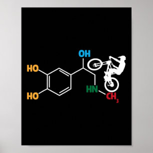 Mountain Bike Adrenaline Formula Downhill Biking M Poster