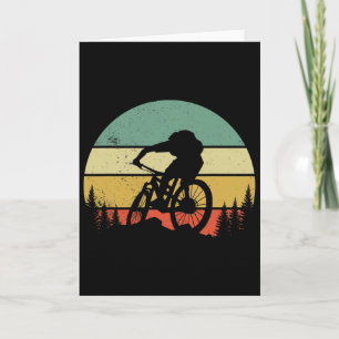 Mountain Bike Apparel Retro Mtb Biking Cycling Card