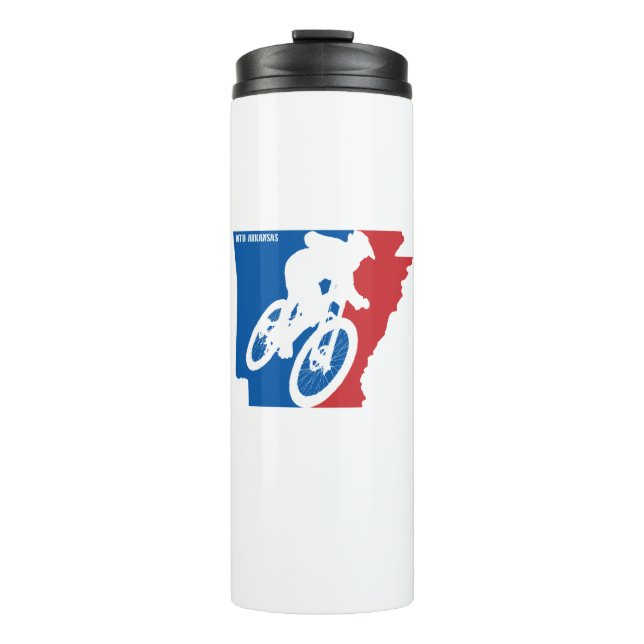 Mountain Bike Arkansas Thermal Tumbler (Front)