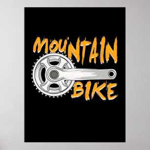 Mountain Bike Art Poster