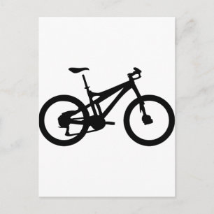Mountain Bike bicylce pushbike Postcard