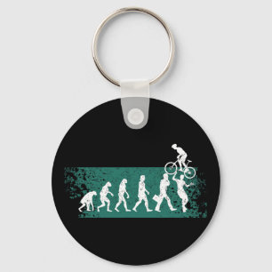 Mountain Bike Biking Offroad Evolution Of Mtb Moun Keychain