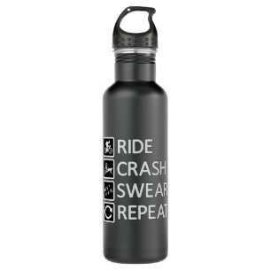 Mountain Bike Biking Repeat Downhill MTB Gift Idea 710 Ml Water Bottle