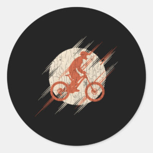 Mountain Bike Biking Youth Classic Round Sticker