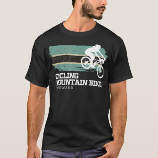 Mountain Bike Botswana MTB Biker Biking Womens cat T-Shirt