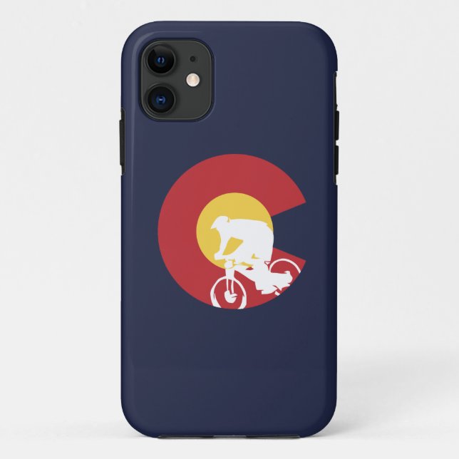 Mountain Bike Colorado Case-Mate iPhone Case (Back)