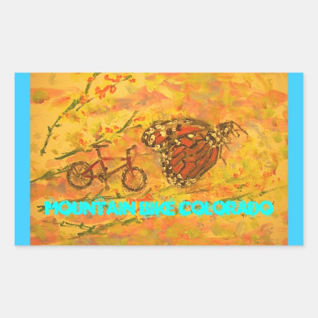 Mountain Bike Colorado Sticker (Front)