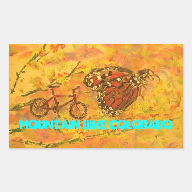 Mountain Bike Colorado Sticker (Front)