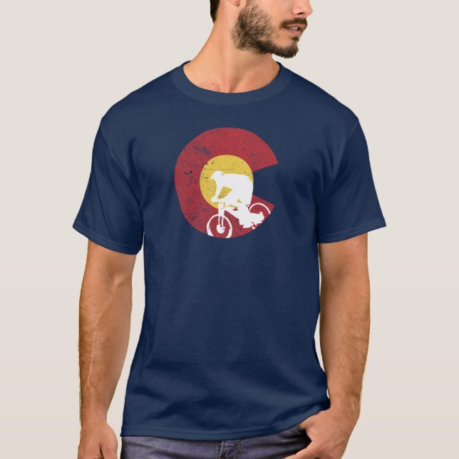 Mountain Bike Colorado T-Shirt (Front)