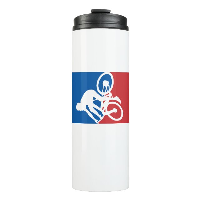Mountain Bike Crash All Star Thermal Tumbler (Front)