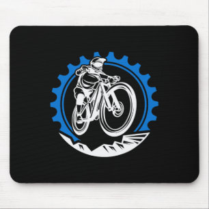 Mountain Bike Cycling Gift Design Mtb  Mouse Pad