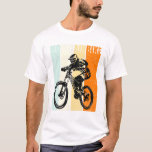 Mountain Bike Cyclist Mtb Cycling Downhill T-Shirt<br><div class="desc">Mountain Bike Cyclist Mtb Cycling Downhill.</div>